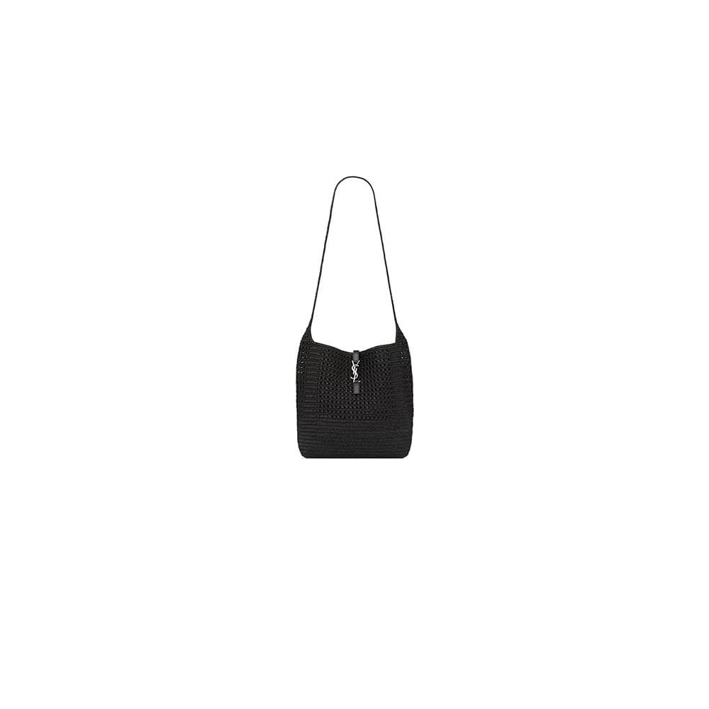 SAINT LAURENT le 5 a 7 medium tote in raffia(HIGH-END GRADE)